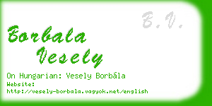 borbala vesely business card